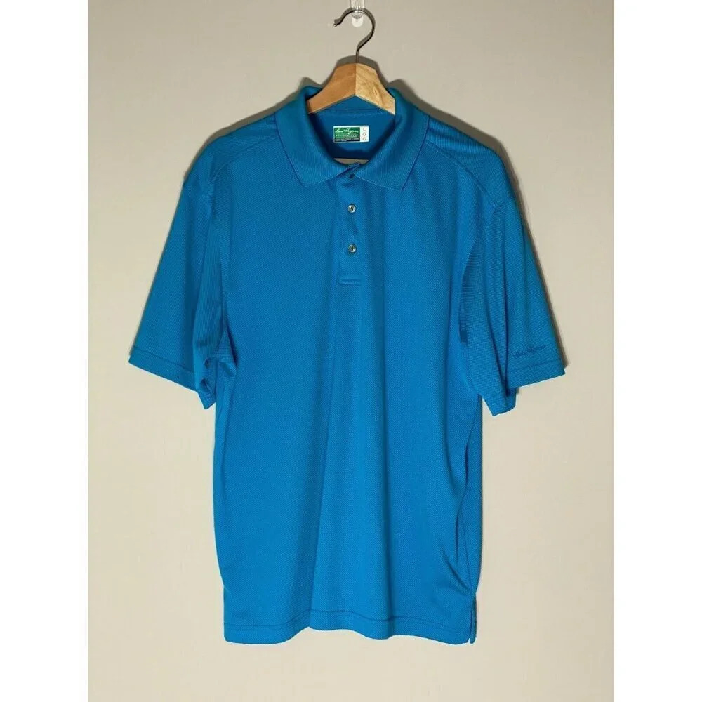 Ben Hogan Men's Golf Performance Short Sleeve Polo Shirt Bright Blue Size: Large - Picture 3 of 16